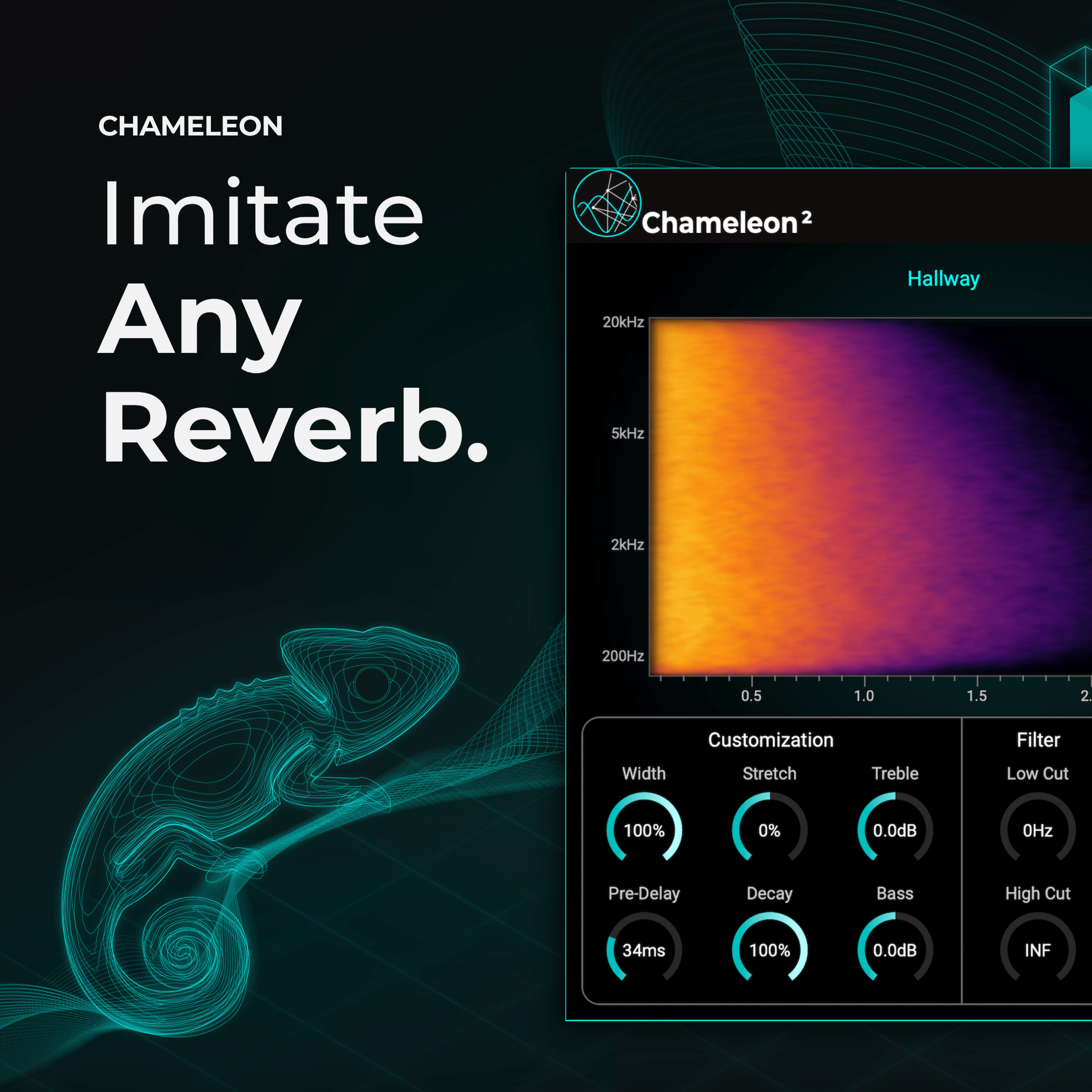 product-image- Chameleon-regular Dialogue Reverb Matching Plugin for ADR and Post Production